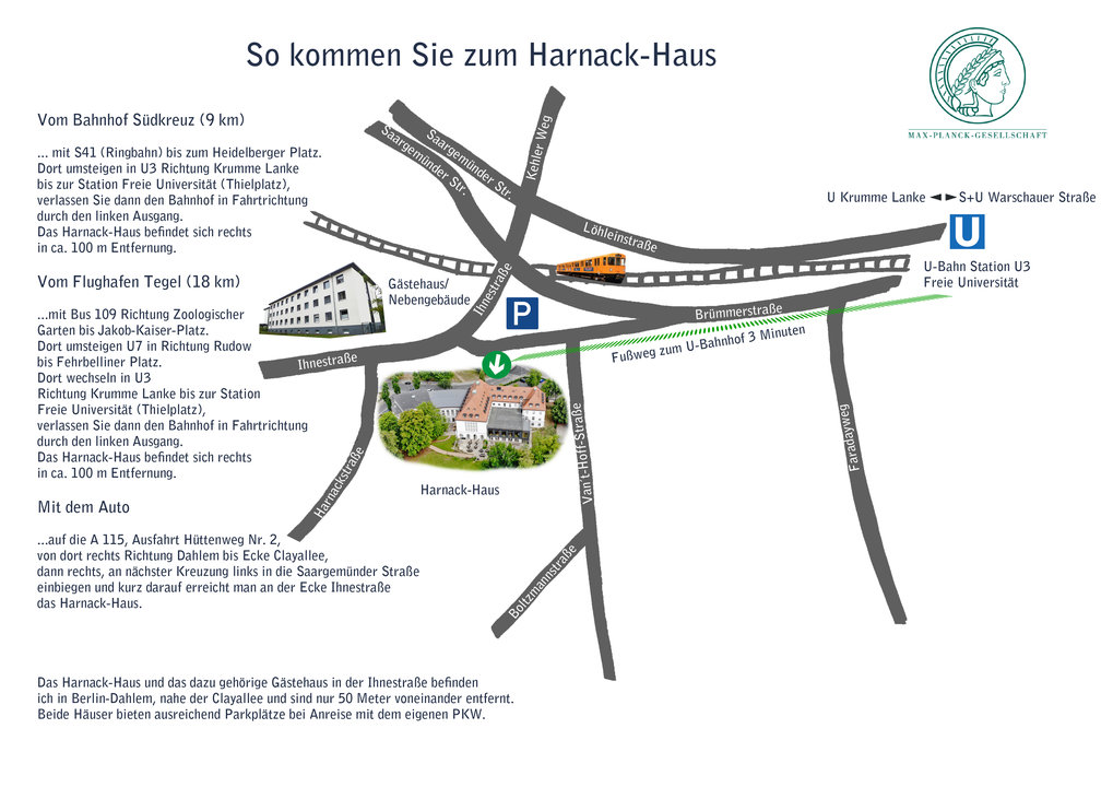 So Kommen Sie Zum Harnack Haus Harnack Haus Der Max Planck